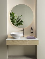 Раковина VITRA Water Jewels 400х400 антибактериальное покрытие, белый  4334B003-1361