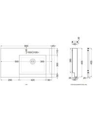 �������� ��������� Cielo Era (800�455�100) ���� �����, ��� ���. ��� ����., ���� Avena ERLA80SXSF AV