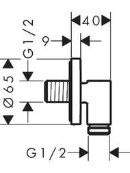 ��������� ������������� Hansgrohe FixFit Fine S ������ ������� 28882670