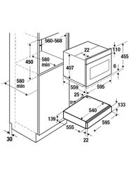 ���������� Kuppersbusch (595�140�550) ������ ������/����. ����� CSV 6800.0 S1