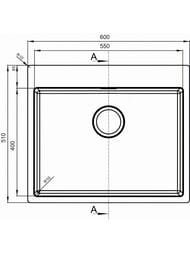 ����� FLORENTINA ������-�� 600�510 �������/�������, ����������� ����� LHM.600.510.B.10.S.10