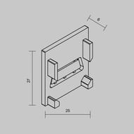 �������� �������� ��� ������������ ������� Maytoni Outdoor Exility IP (������ �������� ����) 5 ��., ������
