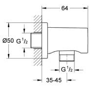 ��������� ����������� Grohe Rainshower 27057AL0 �����. �������, ������ ������ �������