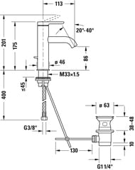  Duravit C.1      ,  113,  C11020001010