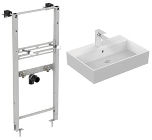 Инсталляция Ideal Standard ProSys + Умывальник Lux STRADA 600х420х130 R010267+K077801