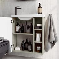 ����� ��� ���������� Aqwella Alba 60 (600x700x250) L ���������, ������ ���. ALB0106LLS+ALB0706WM