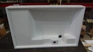 Уценка! Раковина Aquaton Рейн 80 1A72113KRW010 500x800x138 литой мрамор для стиральной машины, белая