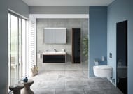 Унитаз подвесной Vitra V-Care Comfort с сиденьем,антибактериал. покр.,с функцией биде 5674B003-6194