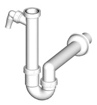 ����� ��������� Alcaplast A81 ������� � �������� ������ 1 1/2" � ������� ��� ���������� ������, D40