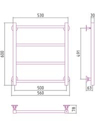 ����������������� ������� ������ ������-�� 600�500, ������ �������, ������ �����., 3/4" 31640-6050