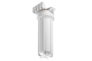 Корпус ГЕЙЗЕР SL10 1/2" для холодной воды, белый пластик, пластиковые ниппели, арт. 50502