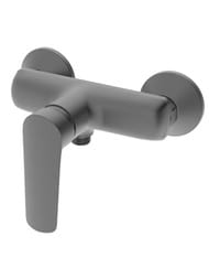 Смеситель для душа ESKO Lagos Gun Metal настенный, однозахватный, без душевого гарнитура LG80GM — миниатюра 1