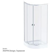Душевой уголок AM.PM X-Joy Twin Slide (80х80х185) профиль матовый хром/прозрачное W88G-205-080MT64