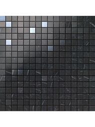 Мозаика Atlas Concorde Marvel Nero Marquina Mosaic Q (305х305) черная, 9MQN (кв.м.) — миниатюра 1