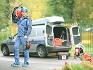 Машина электромеханическая Rothenberger R 600 для прочистки труб 20-150мм, 400Вт, компл., арт.72675