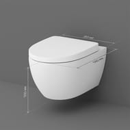 Унитаз подвесной AM.PM Awe 384х560х340 C111738WH без сиденья