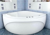 Ванна акриловая Aquanet FREGATE 120х120 угловая, без гидромассажа, без обвязки 203935