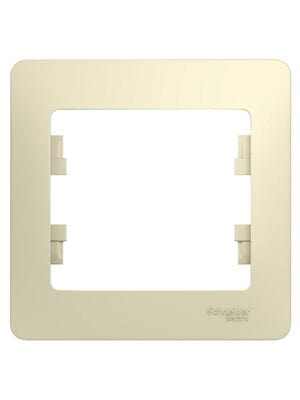 Рамка Systeme Electric GLOSSA 1 пост бежевая GSL000201