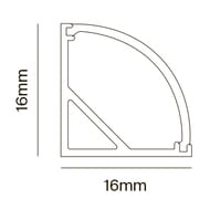 ������� ����������� ��������� ������� Maytoni Led Strip 16�16 (�������, 2 �) ALM008S-2M