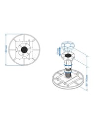 ����� ��� ������� RGW N-1 AWS, Stone Tray, B/SPACE 00305001-00