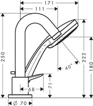  Hansgrohe Logis 71313000   , 3 , ,  , 