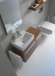 Рукомойник DURAVIT VERO 450х350х160 отверстие под смеситель, перелив 0704450000