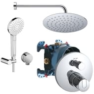 Смеситель Ideal Standard для для ванны/душа 6в1 термостат, встраиваемый, верхний душ BD006XC