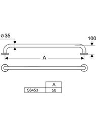 �������� ������� ������ Ideal Standard CONTOUR 50 ��, ����� 35 ��, ������� ������, ����� S6453AC