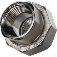 Американка STOUT 1"ВВ, прямая, никелированная SFT-0034-000001