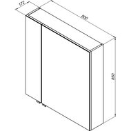 �������-���� Aquanet ������ 80 (800�850�172) 2 ������, ��� ���������, ����� 235342