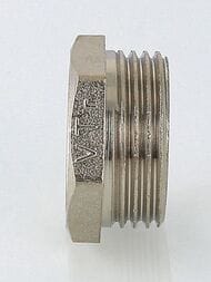 Футорка VALTEC  3/4"Н х 1/2"В латунь никелированная, VTr.581.N.0504