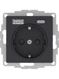 ������� Systeme Electric ATLASDESIGN 16�, 2 USB A+C, 5�/2,4�/3,0�, 2�5�/1,5�, ��������, ������ ATN001032