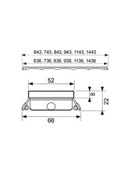 ���������� ������ ��� ����� TECEdrainline 700��, ������ ������ 600792