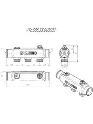 VALTEC 1"  3   3/4" . / 50  VTc.505.SS.060503