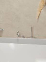 Смеситель Hansgrohe Tecturis S на борт ванны, на 3 отверстия, с sBox, хром 73447000