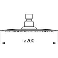 ������� ��� BelBagno NOVA BB-SLDC1-IN 200�200��, ��� ���������, �����