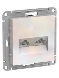 ������� Systeme Electric ATLASDESIGN ������� ������������ RJ45+RJ45 ��������� 5E ������ ATN000485