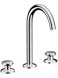 Смеситель Axor One 48070000 для раковины Select 170, на 3 отверстия, со сливом push-open, хром — миниатюра 1