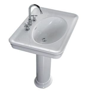 Раковина с пьедесталом Hatria Dolcevita Y0EJ01+Y0EK01 575х750х230 цвет: белый