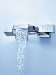 Смеситель Grohe Grohtherm Cube 34497000 для ванны/душа, термостат, короткий фиксированный излив — изображение 7