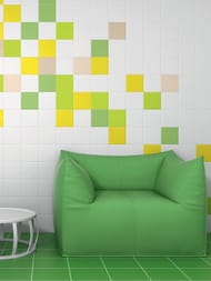Плитка настенная KERAMA MARAZZI Калейдоскоп (200х200) белая матовая 5009 (кв.м.) 26 шт./кор