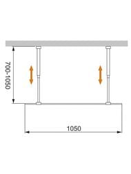 ������� ����������� CEZARES LIBERTA (1050�1950) L-2-105-C-Cr ������ ����������,������� ����, 2 �����