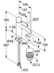  KLUDI BOZZ   ,  100, . PUSH-OPEN,  382880576