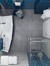 Душевой уголок Triton Терра-Хром (90х90) без поддона, стекло 6 мм прозрачное/проифль хром DK281