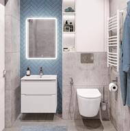 ����� ��� �������� BelBagno ETNA (700�455�600) ���������, Bianco Lucido ETNA-H60-700-2C-SO-BL-P