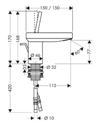 ������!��������� Axor Starck X 10070830 ��� �����������, � ������ ��������, �����. ������