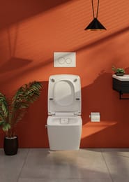 Унитаз-биде Vitra Metropole 360х560 без сиденья,антибактериальное покрыт.,безободковый 7672B003-1684
