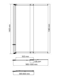 ������ �� ����� WasserKRAFT Dill 1000�1400 61S02-100WS ��������������, ������ �������, WasserSchutz