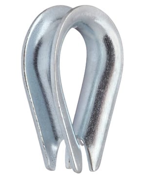 Коуш DIN 6899 d=3 мм стальной оцинкованный (2 шт.)