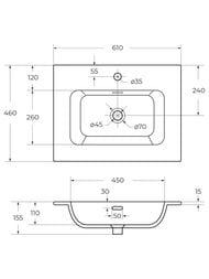 �������� ������������ Cezares (610�460�155) CZR-8073-60  �����
